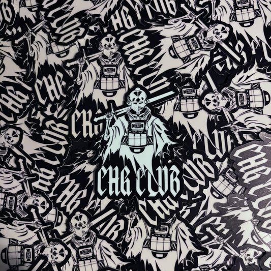 STICKER SKULL KNIGHT PHOSPHORESCENT