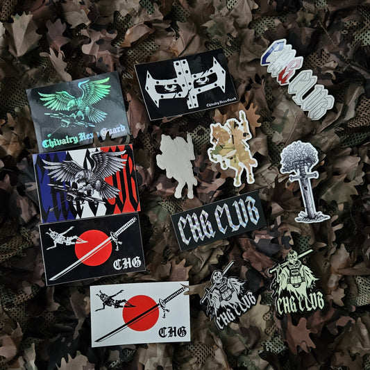 PACK PROMOTION CHIVALRY HEXA GUARD 12 STICKERS / 10 €