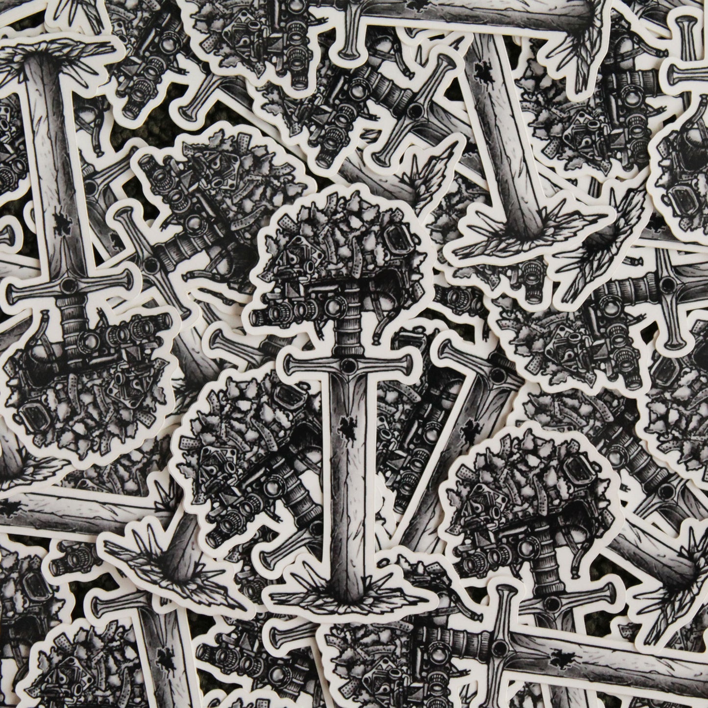 STICKER DAMOCLES BRAIN BUCKET