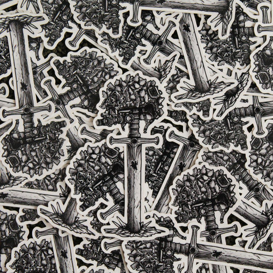 STICKER DAMOCLES BRAIN BUCKET