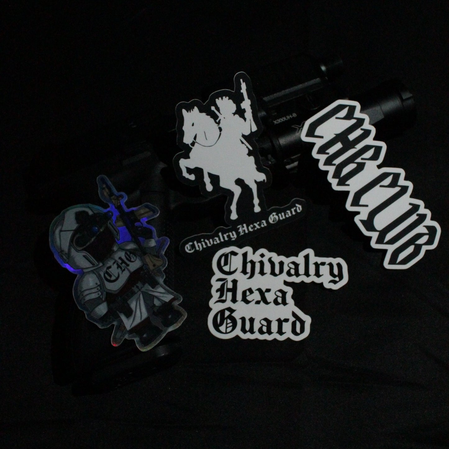 PACK STICKERS CHIVALRY HEXA GUARD