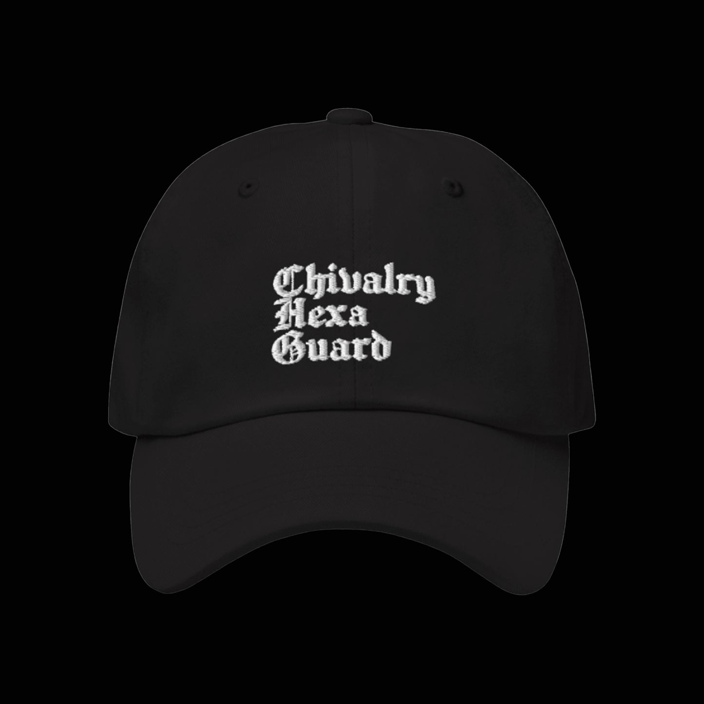 CASQUETTE NOIRE CHIVALRY HEXA GUARD