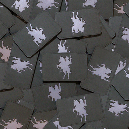 PATCH WHITE REFLECTIVE CHIVALRY HEXA GUARD