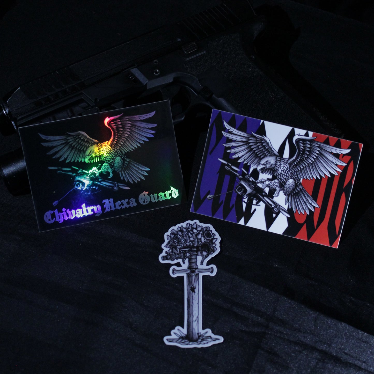 PACK STICKERS CHIVALRY HEXA GUARD N°3